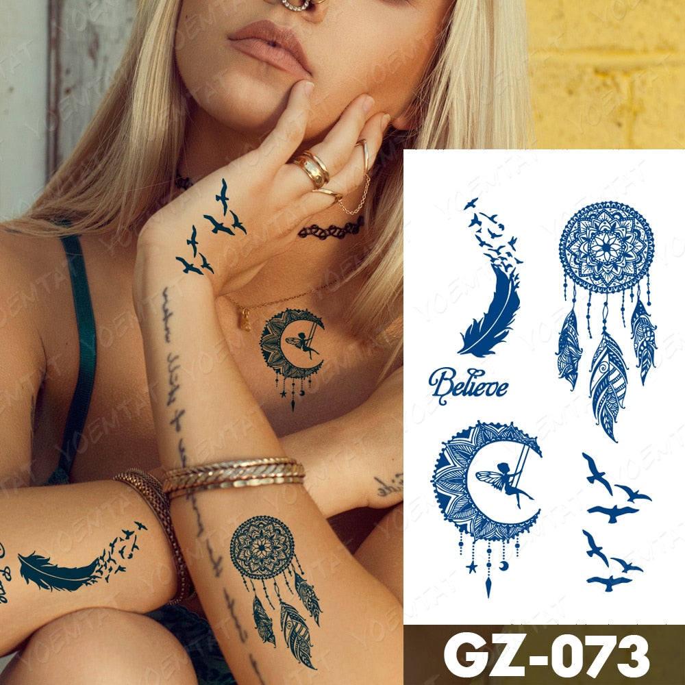 Two Weeks Lasting Waterproof Temporary Tattoo Ink Body Art