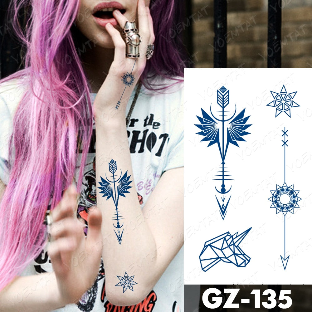 Two Weeks Lasting Waterproof Temporary Tattoo Ink Body Art