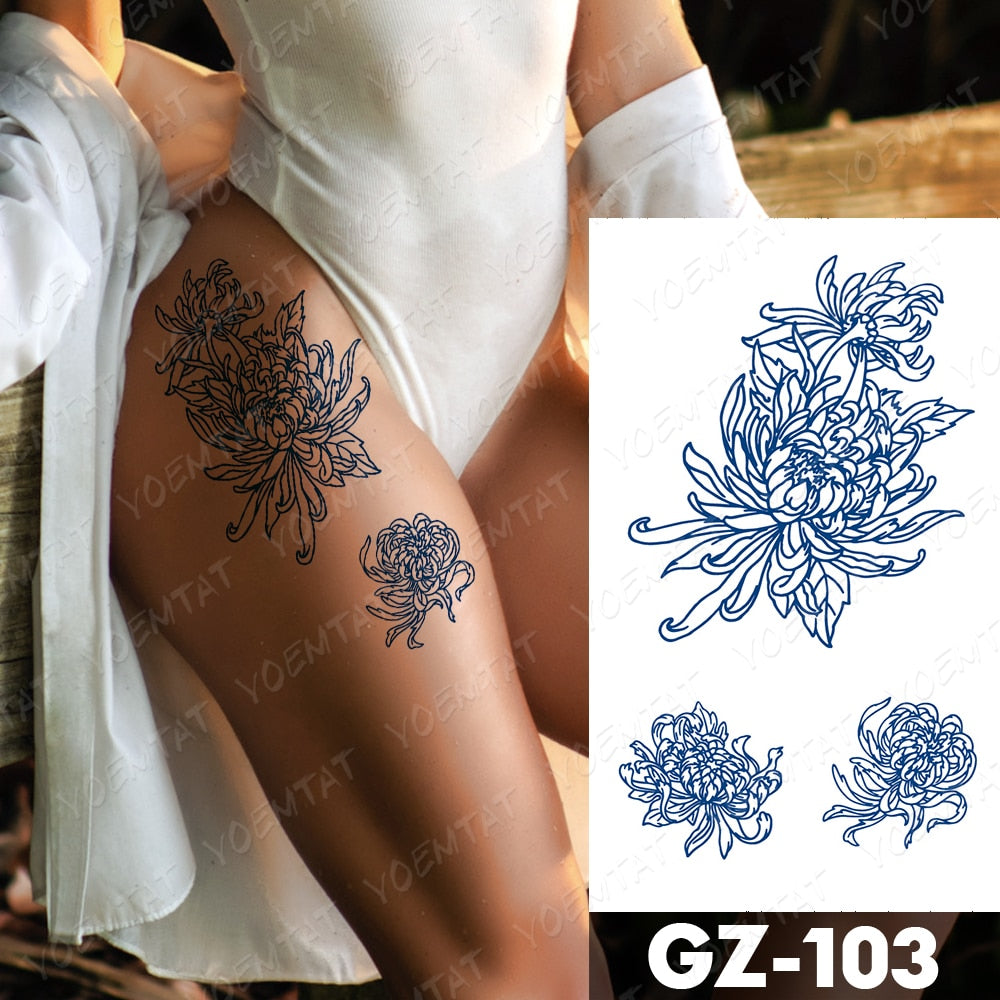 Two Weeks Lasting Waterproof Temporary Tattoo Ink Body Art