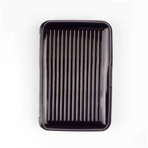 Hard Case Wallet Solid Credit Card Anti-Scanning Protect Card Holder