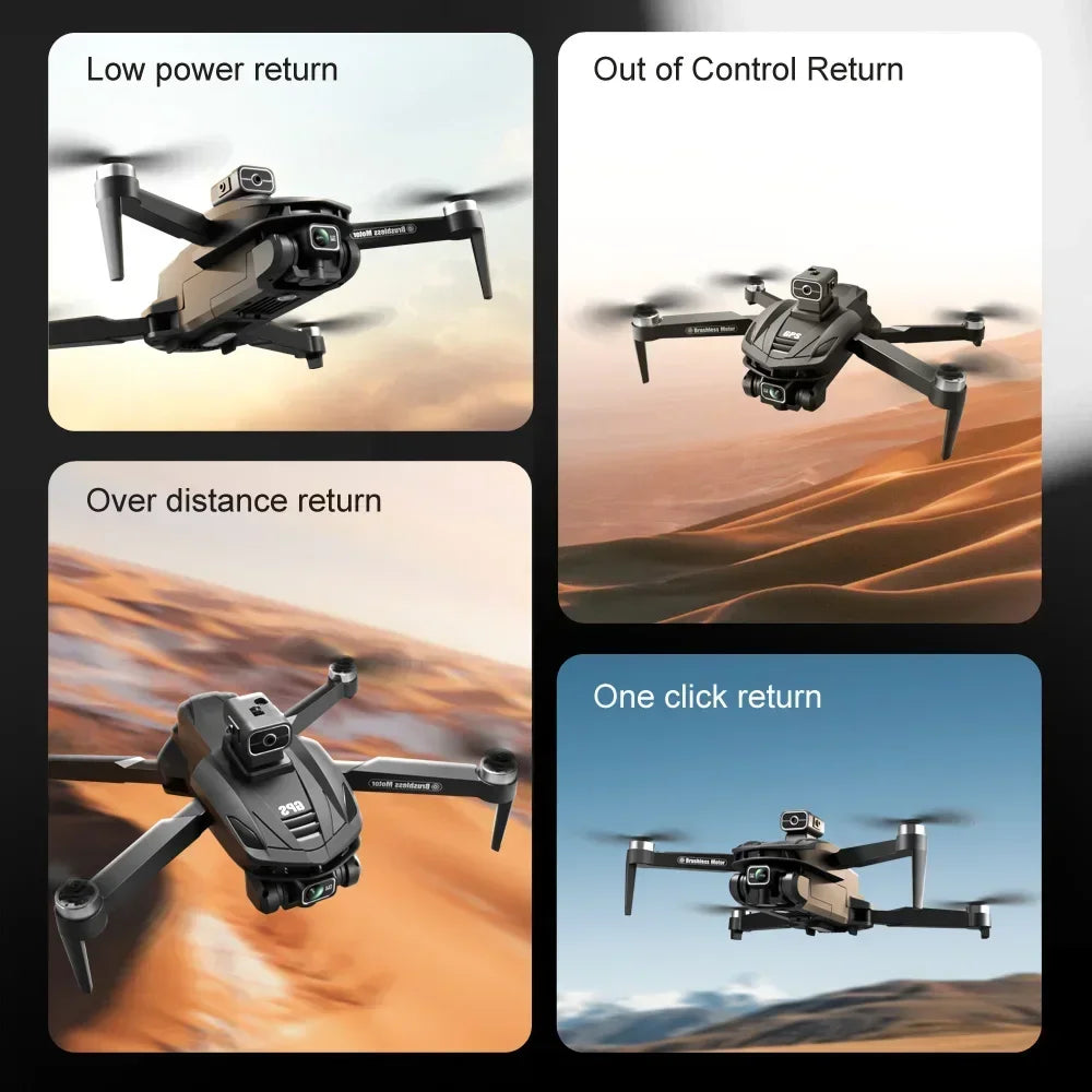 Xiaomi V168 GPS Drone 4K Professional HD Dual Camera 8K Dron Brushless Motor 5G WIFI FPV Foldable RC Quadcopter Helicopter