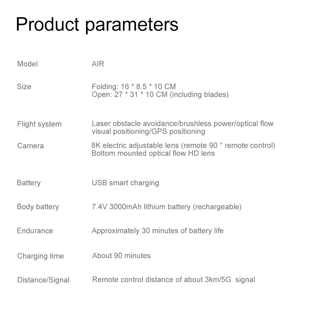 Xiaomi Mijia V198GPS Drone 4K Professional FPV Brushless Laser obstacle avoidance Aerial Optical Foldable Quadcopter Mini 8K Dron