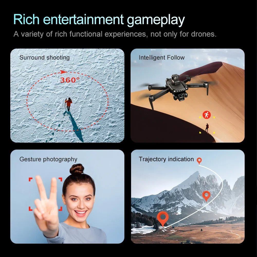 Xiaomi Mijia V198GPS Drone 4K Professional FPV Brushless Laser obstacle avoidance Aerial Optical Foldable Quadcopter Mini 8K Dron