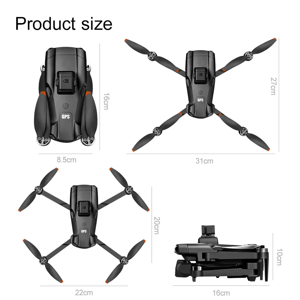 Xiaomi Mijia V198GPS Drone 4K Professional FPV Brushless Laser obstacle avoidance Aerial Optical Foldable Quadcopter Mini 8K Dron