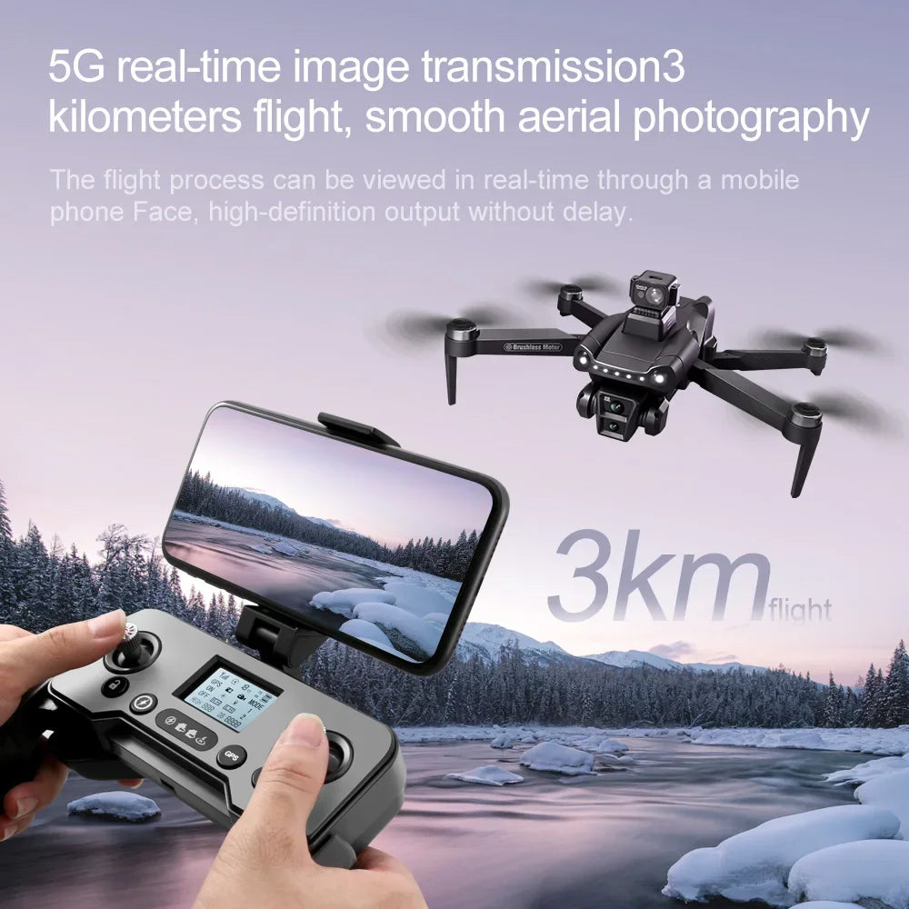 Xiaomi Mijia V198GPS Drone 4K Professional FPV Brushless Laser obstacle avoidance Aerial Optical Foldable Quadcopter Mini 8K Dron