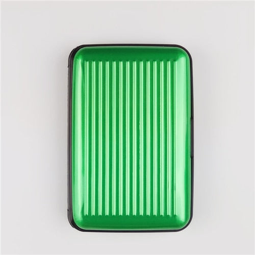 Hard Case Wallet Solid Credit Card Anti-Scanning Protect Card Holder