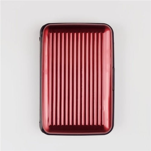 Hard Case Wallet Solid Credit Card Anti-Scanning Protect Card Holder