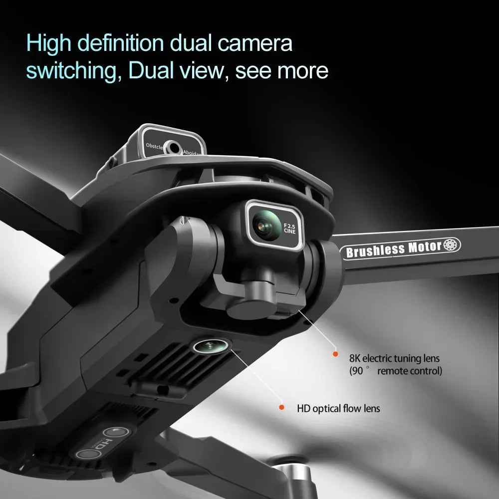 Xiaomi V168 GPS Drone 4K Professional HD Dual Camera 8K Dron Brushless Motor 5G WIFI FPV Foldable RC Quadcopter Helicopter