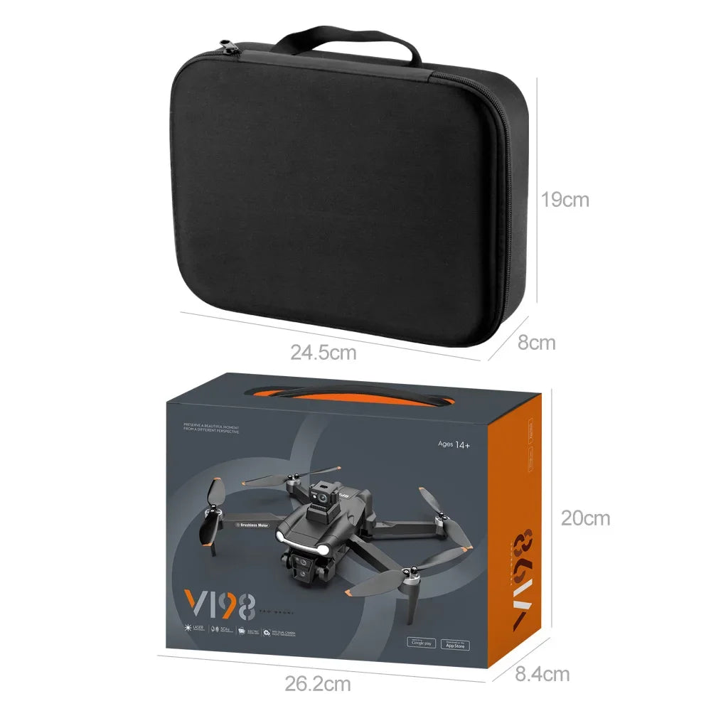 Xiaomi Mijia V198GPS Drone 4K Professional FPV Brushless Laser obstacle avoidance Aerial Optical Foldable Quadcopter Mini 8K Dron
