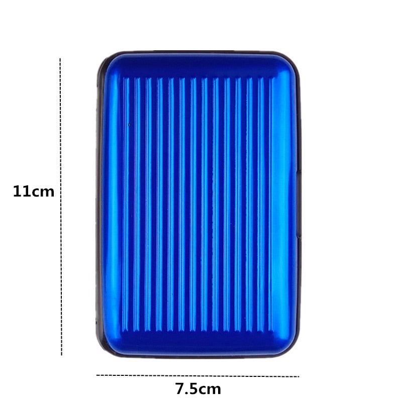 Hard Case Wallet Solid Credit Card Anti-Scanning Protect Card Holder