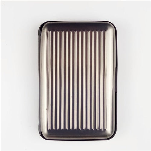 Hard Case Wallet Solid Credit Card Anti-Scanning Protect Card Holder