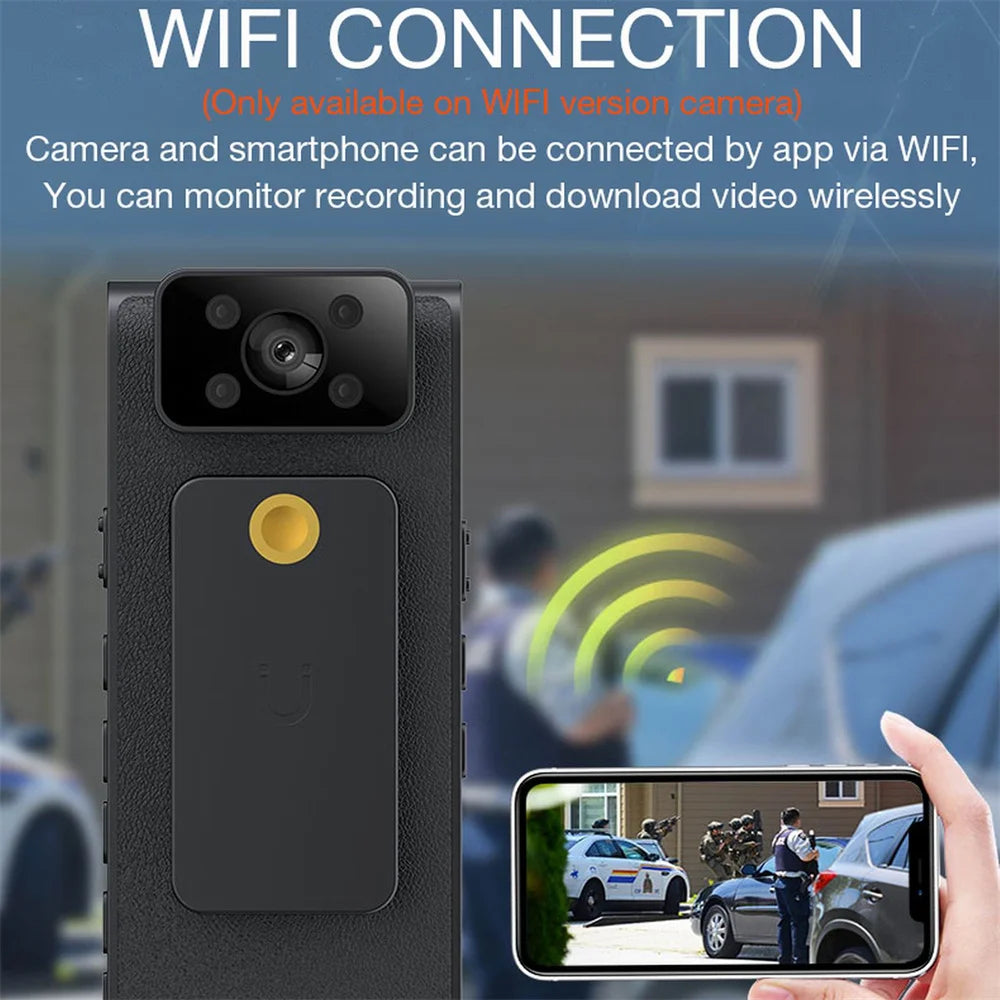 HD 4K Mini Camera WiFi Portable Small Digital Video Recorder Police BodyCam Infrared Night Vision Miniature Camcorder