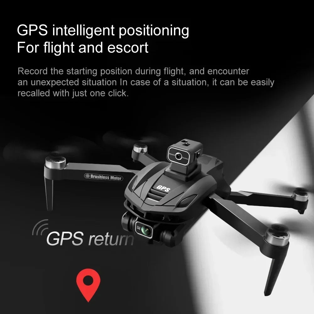 Xiaomi V168 GPS Drone 4K Professional HD Dual Camera 8K Dron Brushless Motor 5G WIFI FPV Foldable RC Quadcopter Helicopter