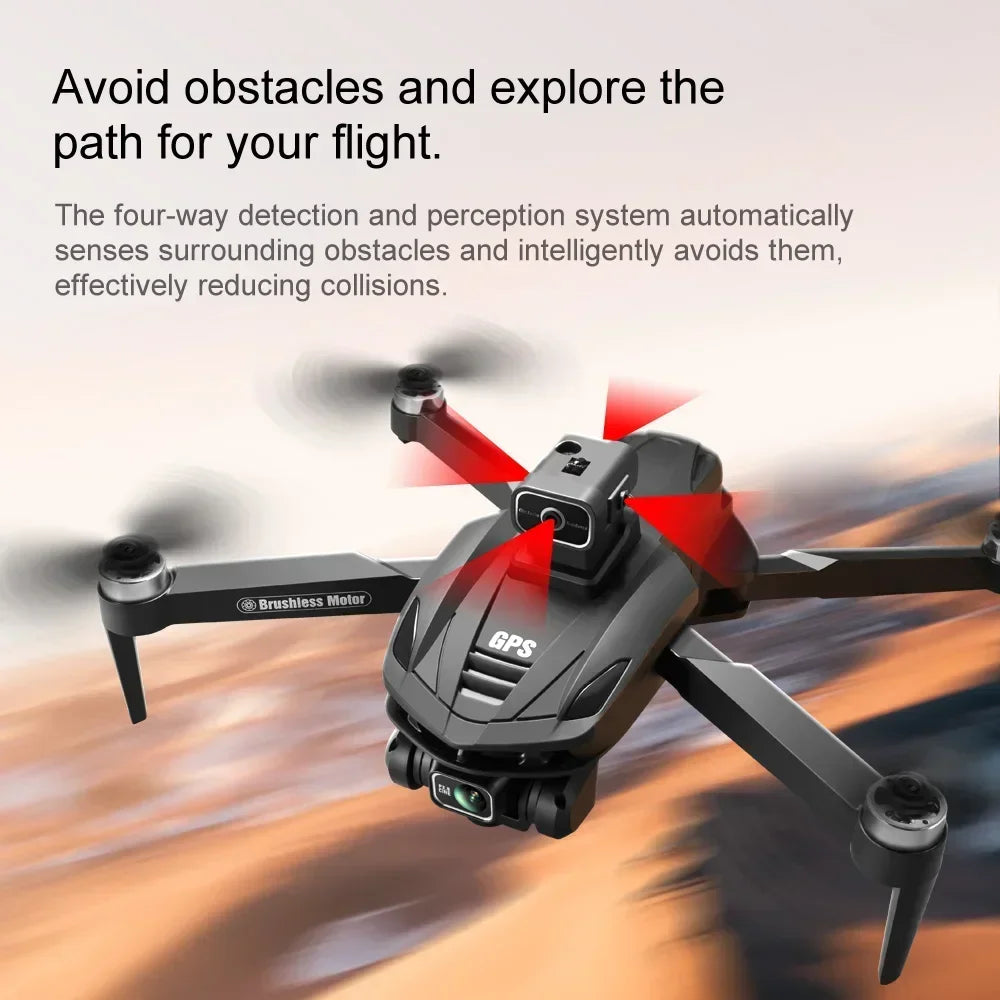 Xiaomi V168 GPS Drone 4K Professional HD Dual Camera 8K Dron Brushless Motor 5G WIFI FPV Foldable RC Quadcopter Helicopter