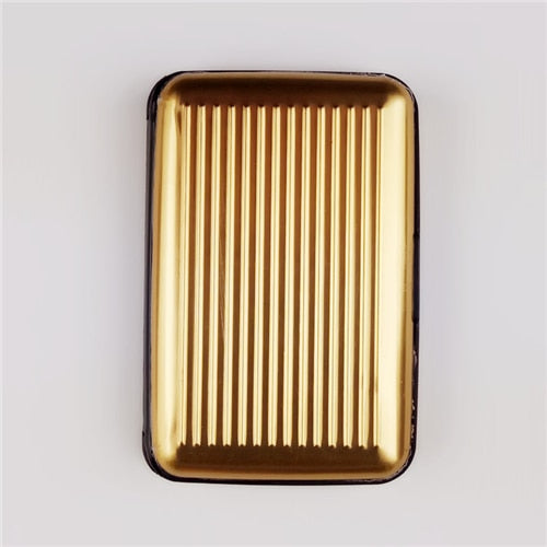 Hard Case Wallet Solid Credit Card Anti-Scanning Protect Card Holder