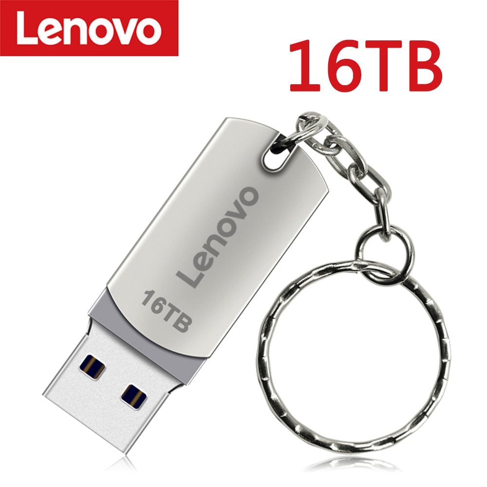 Lenovo USB 3.0 Pendrive 16TB High Speed Flash Metal Pen Drive