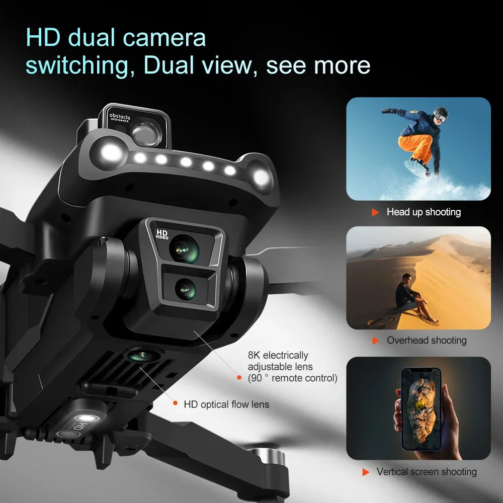 Xiaomi Mijia V198GPS Drone 4K Professional FPV Brushless Laser obstacle avoidance Aerial Optical Foldable Quadcopter Mini 8K Dron