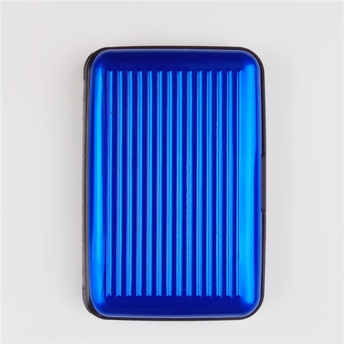 Hard Case Wallet Solid Credit Card Anti-Scanning Protect Card Holder