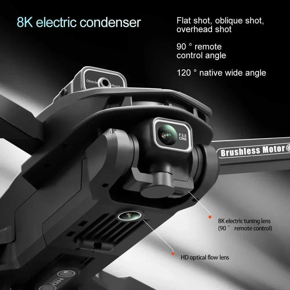 Xiaomi V168 GPS Drone 4K Professional HD Dual Camera 8K Dron Brushless Motor 5G WIFI FPV Foldable RC Quadcopter Helicopter