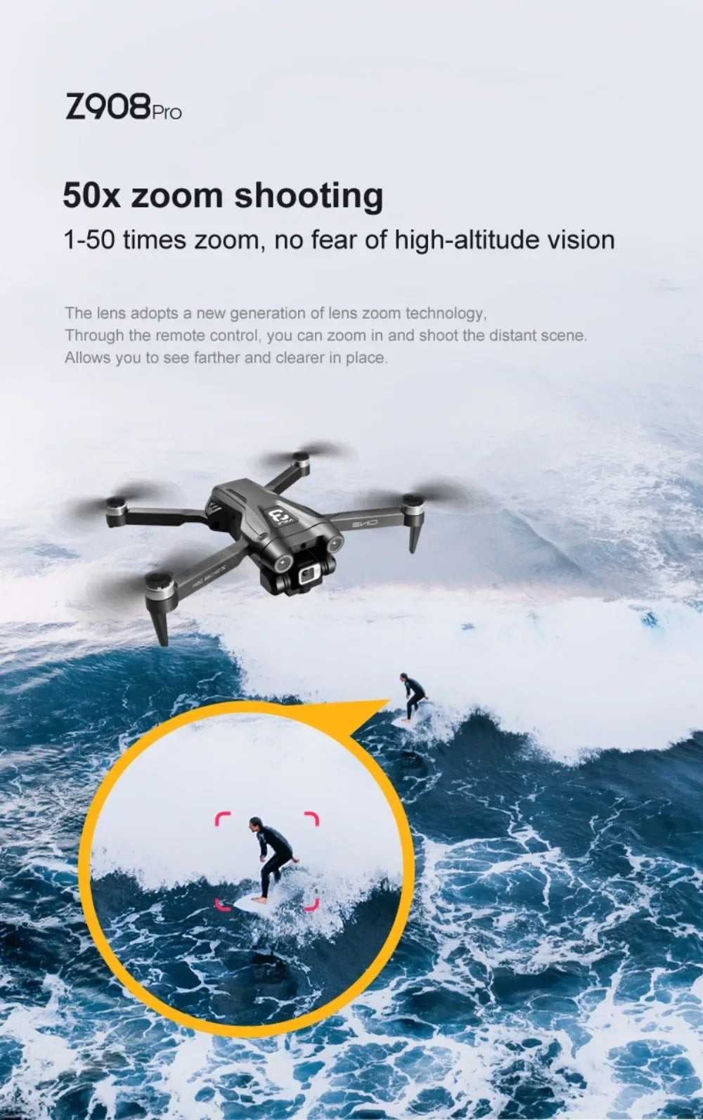 Xiaomi Mijia Z908 Pro /MAX 8K Drone ESC Professional 4K Dron Optical Flow Localization 3sided Obstacle Avoidance Quadcopter