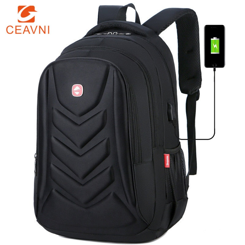 Laptop Backpack USB Charger Port Waterproof Travel School Bag