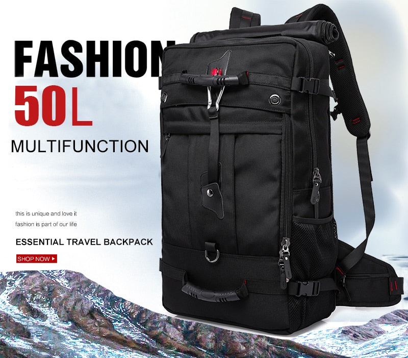 50L Waterproof Travel Backpack Fast Delivery USA