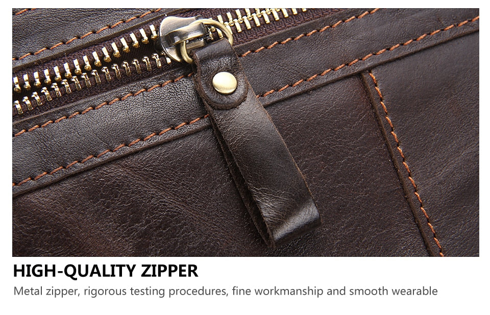 Genuine Leather Business Briefcase Laptop Shoulder Bag