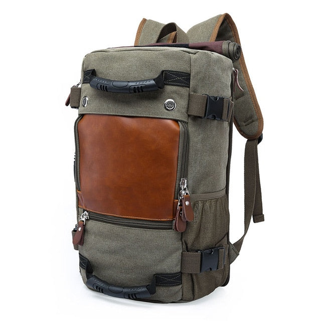 40L Vintage Canvas Travel Backpack