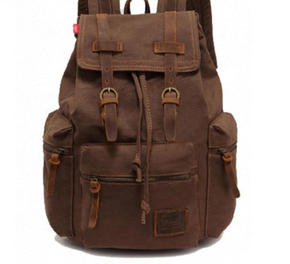 Vintage Canvas Travel Backpack