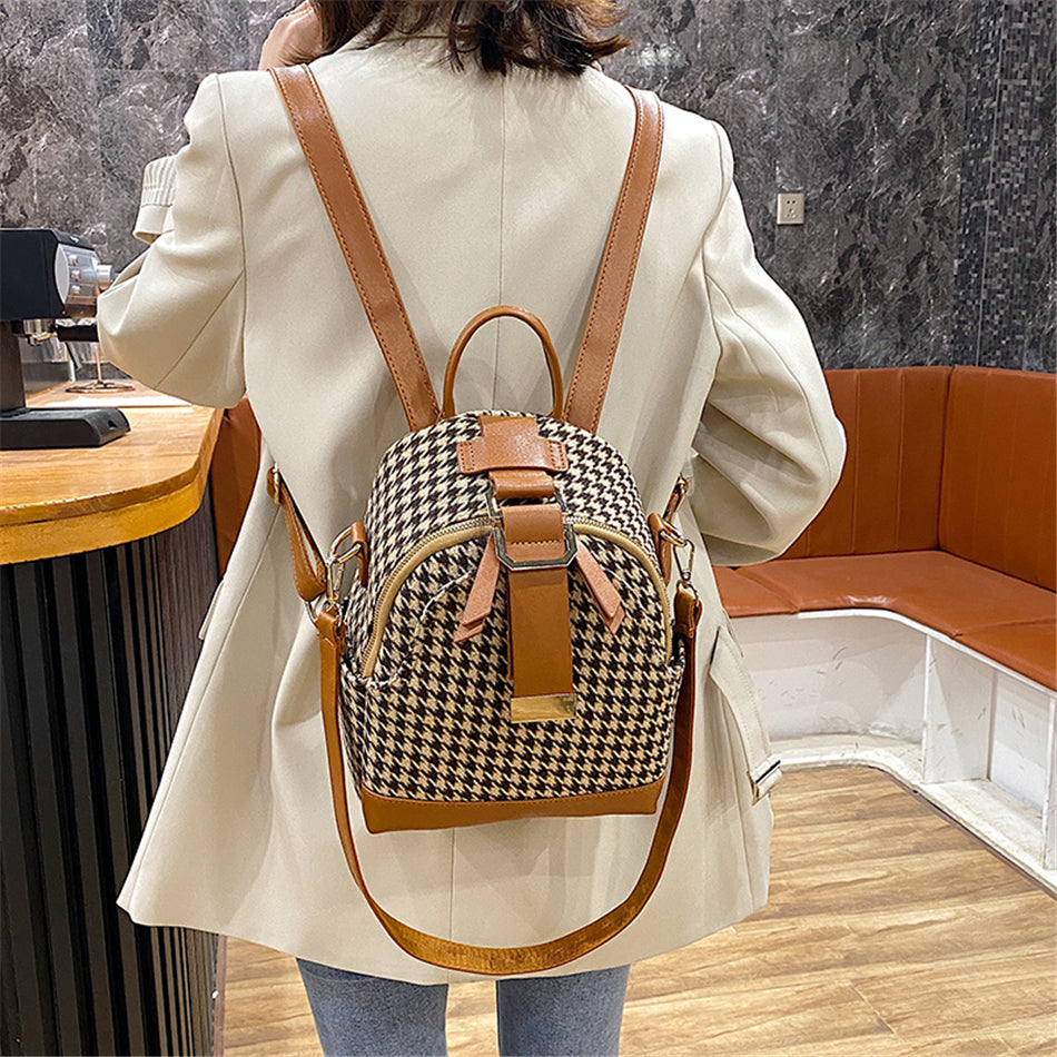 Luxury Brand Women Small Backpack