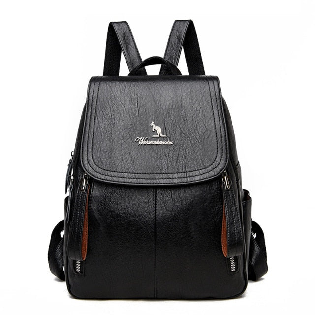 Classic Sheepskin Backpack For Women