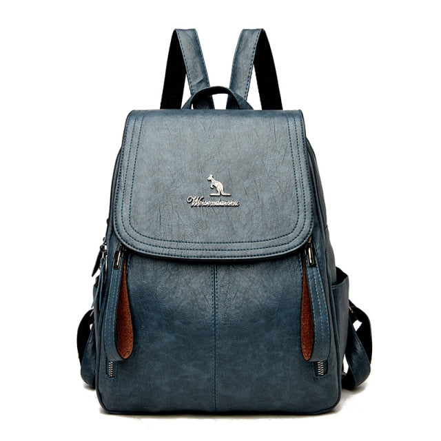 Classic Sheepskin Backpack For Women