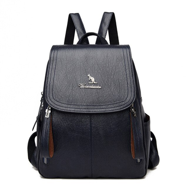 Classic Sheepskin Backpack For Women