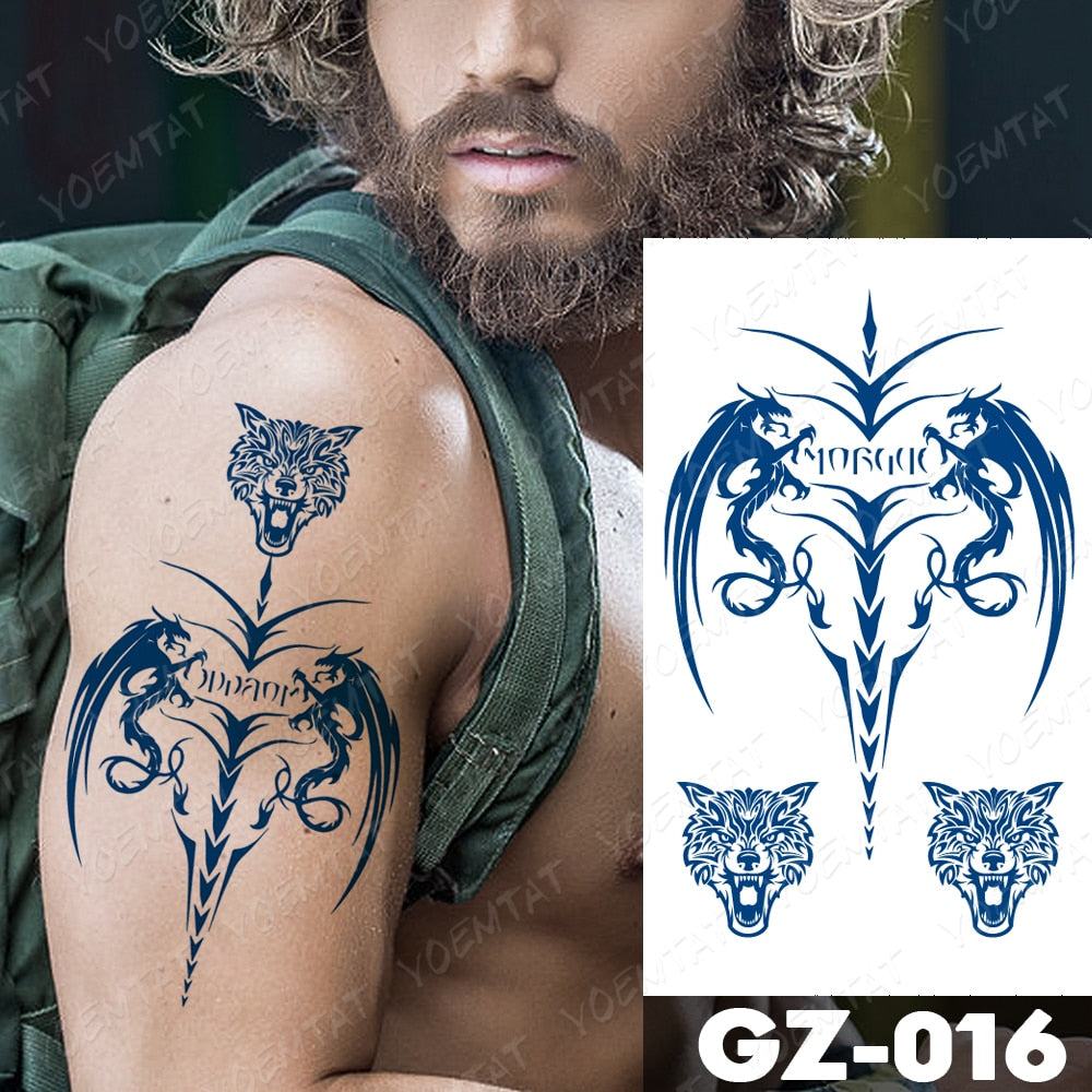 Two Weeks Lasting Waterproof Temporary Tattoo Ink Body Art