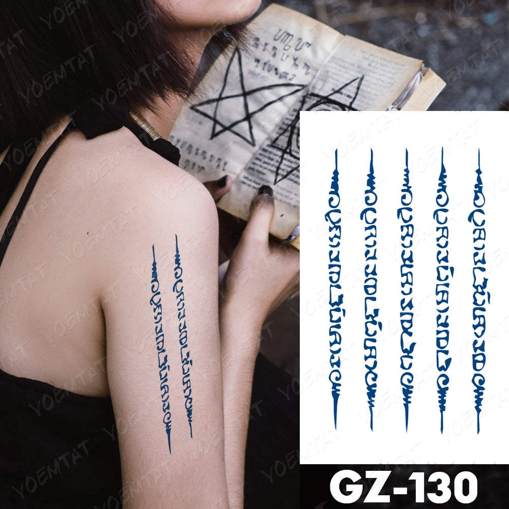 Two Weeks Lasting Waterproof Temporary Tattoo