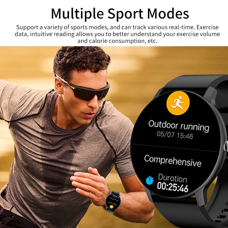 Smart Watch Men Women Full Touch Screen Sport Fitness Watch