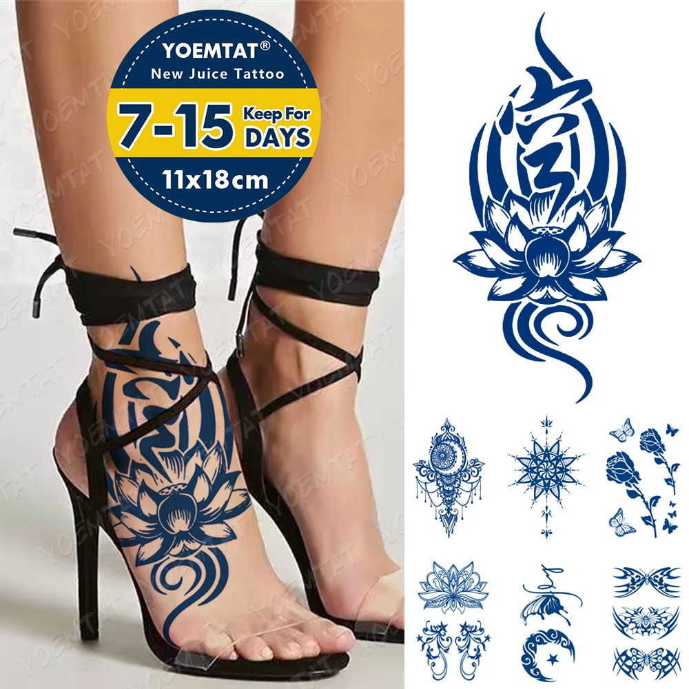 Two Weeks Lasting Waterproof Temporary Tattoo Ink Body Art