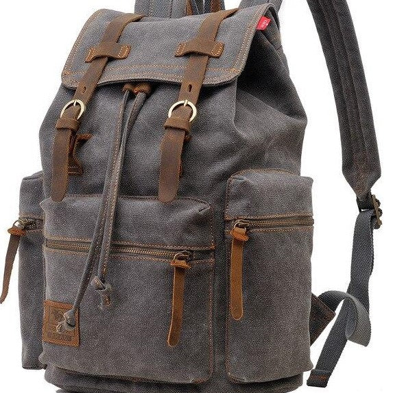 Vintage Canvas Large Capacity Travel Backpack