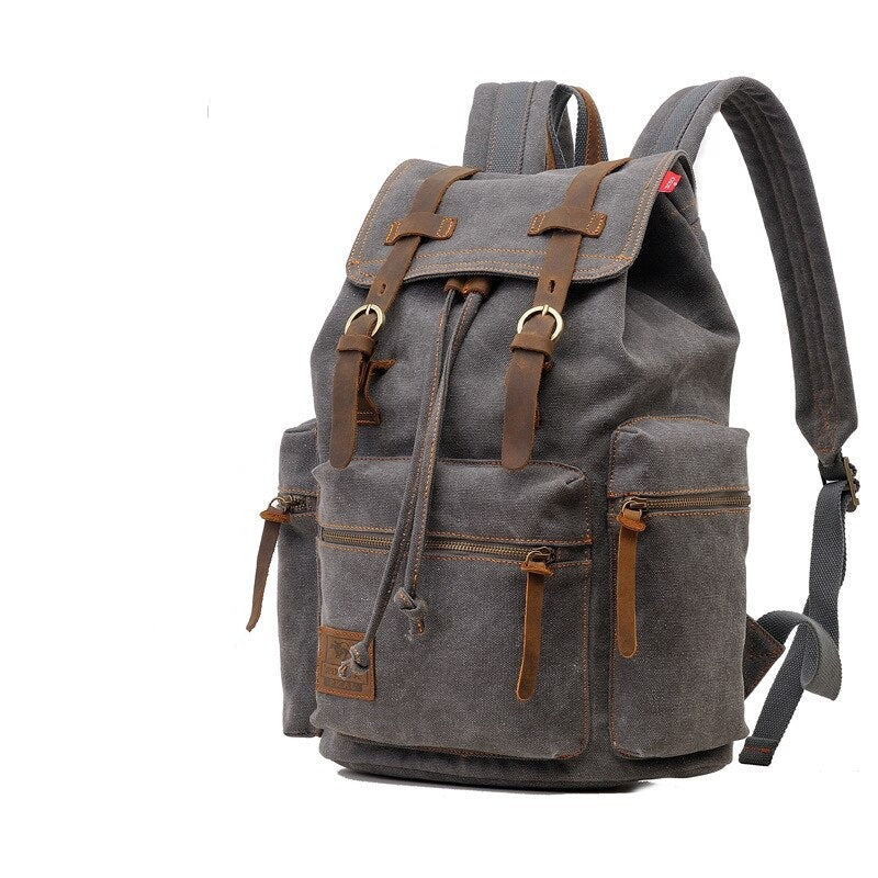 Vintage Canvas Large Capacity Travel Backpack