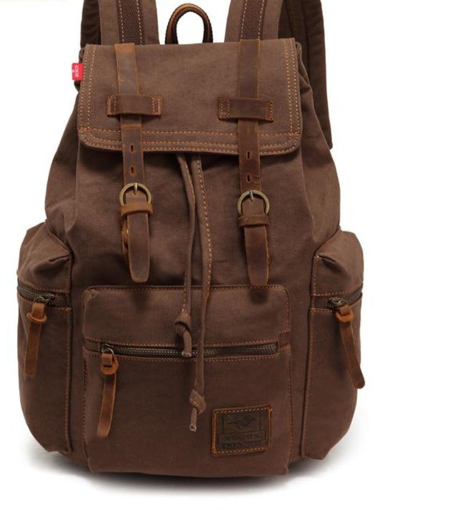 Vintage Canvas Travel Backpack