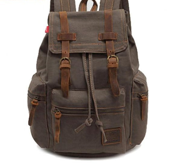 Vintage Canvas Travel Backpack