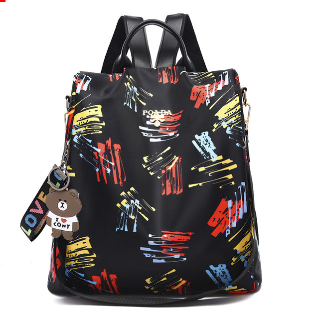 Fashion Anti Theft Women School Backpack - roll4u