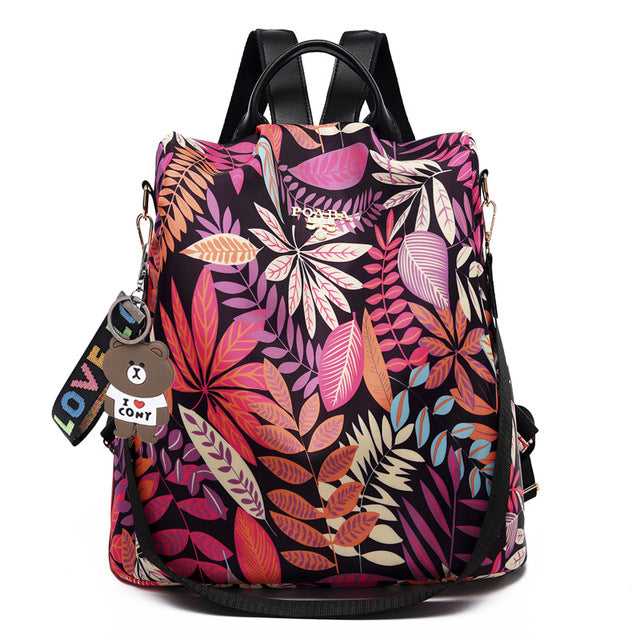 Fashion Anti Theft Women School Backpack - roll4u