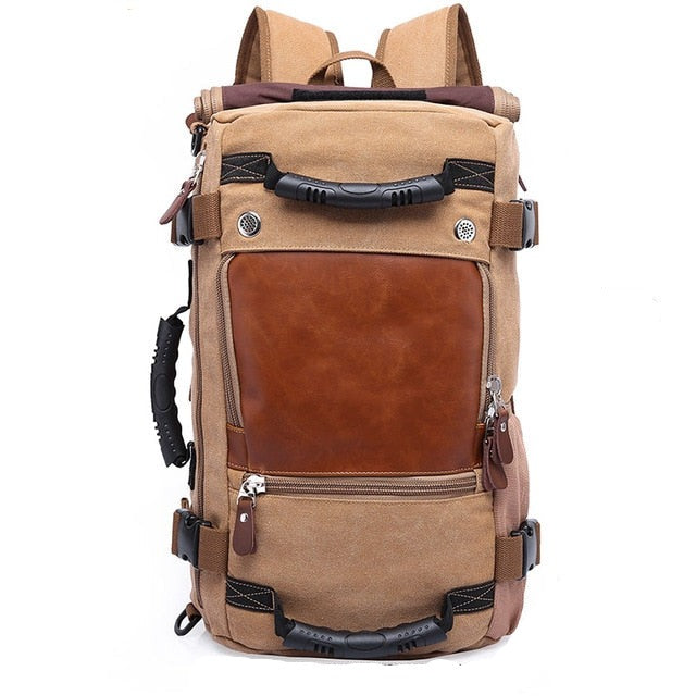 40L Vintage Canvas Travel Backpack Fast Delivery USA