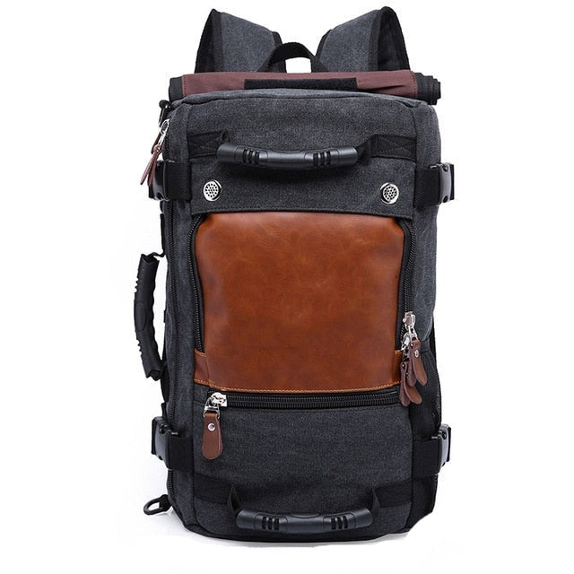 40L Vintage Canvas Travel Backpack Fast Delivery USA