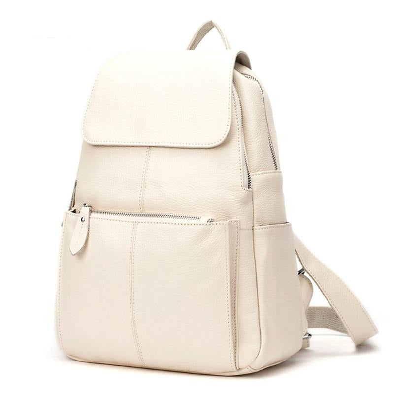 Soft Genuine Leather Large Women Backpack - roll4u