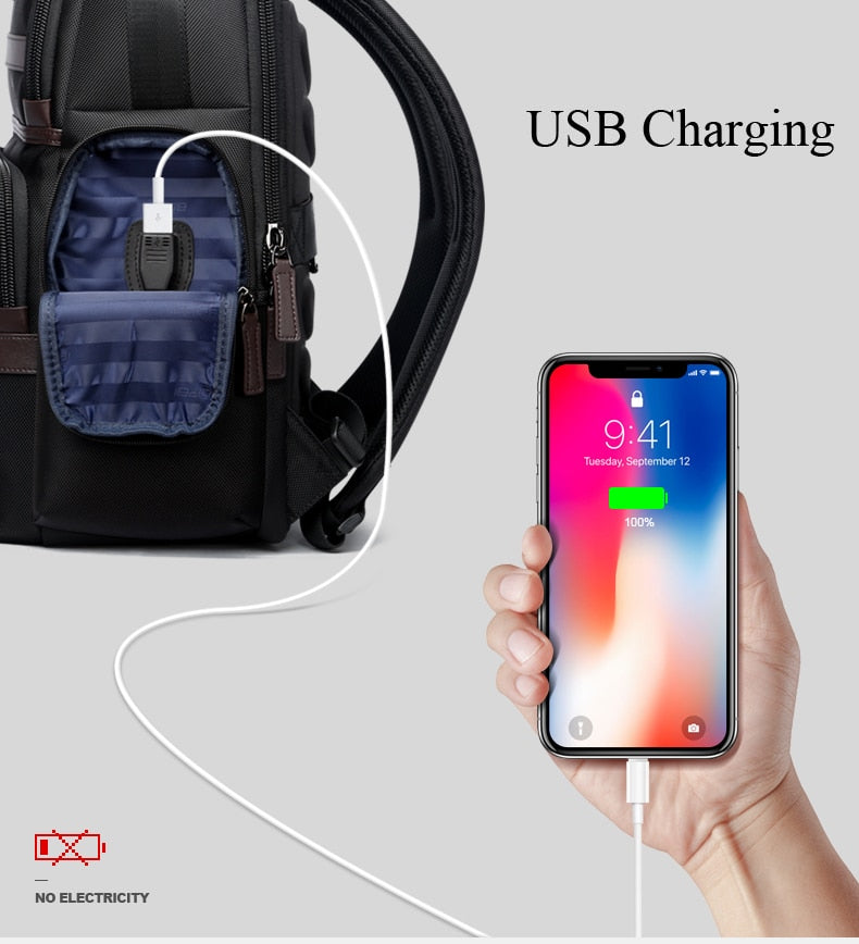 Large Capacity Laptop Anti Theft USB Charging Backpack