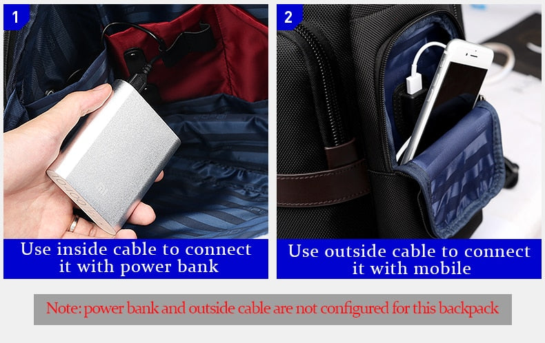 Large Capacity Laptop Anti Theft USB Charging Backpack