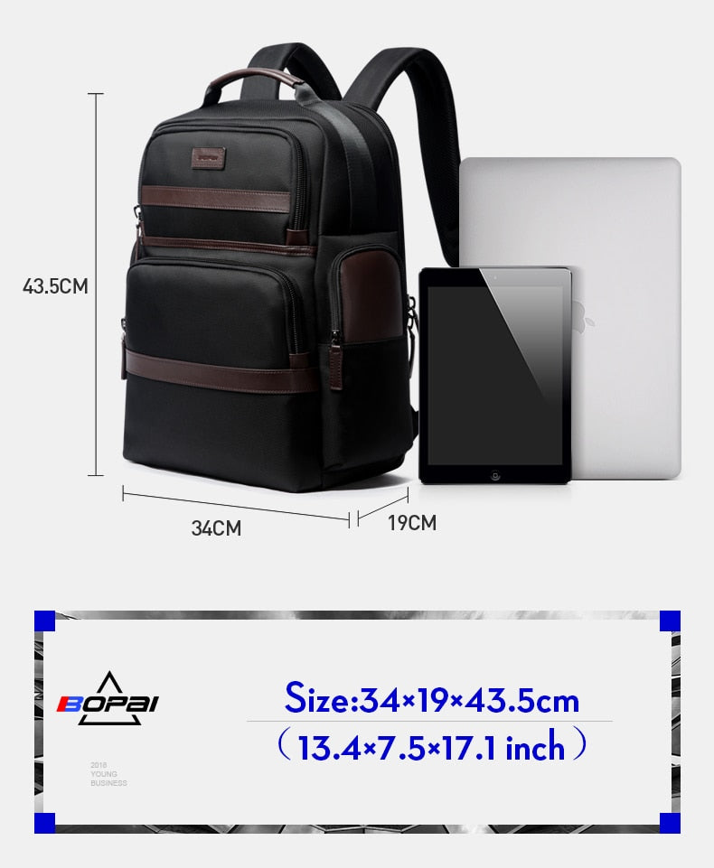 Large Capacity Laptop Anti Theft USB Charging Backpack
