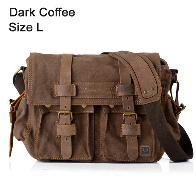 I AM LEGEND Military Canvas Crossbody Bag